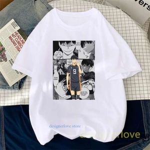 Camisas para adolescentes jovens Tobio kageyama mass tee de grandes dimensões designer de camisa anime desenho animado respirável mulheres secas drasas casuais desenhos animados