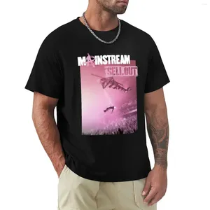 Herrpolos rosa mainstream helikopter affisch t-shirt utgåva toppar blus herr vita t skjortor