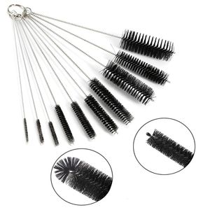 10PCS/Set Metal Cleaning Brush for Glass Tube Pipe Hookah Smoking Cachimba Pipas Fumar Feeding Bottle Brush