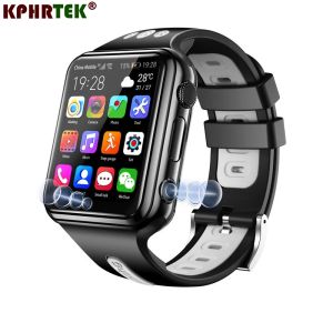 Смотреть двойную камеру W5 Android 9.0 4G Видеопроизводство Smart Watch Phone 4 Core CPU 8 ГБ 16 ГБ GPS Wifi Student Children Store Store Smart Wwatch