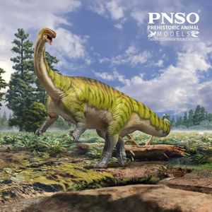 Andra leksaker PNSO 81 Lufengosaurus Yiran Model Plateau Dragon Dinosaur Prehistoric Animal Decoration Gift Scientific Restoration Statuel240502