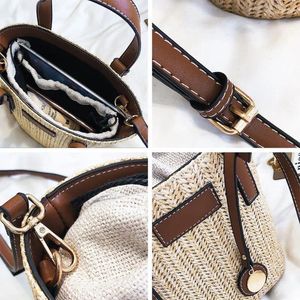 Torba Vintage Straw Straw torebki plażowe lato crossbody moda moda Tote 20CA