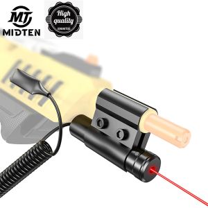 Optics Midten Red Laser Sight for Insect Salt Gun Splatgun SRB1200 400 karabin z opcjonalnym przełącznikiem 2 zestawu akumulatorów Picatinny MLok