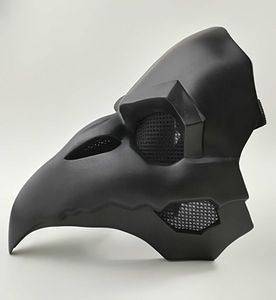 Crow Reaper Nevermore Cilt Siyah Maskeler Reaper Veba Doktor Maske Kuşları Uzun Burun Punk Karga Retro Rock Serin OW PVC Tip Punk Maske S2963914