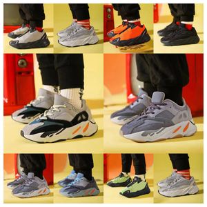 新しい高級デザイナーの子供Yezzey Yezys 700S V2 SHOONT Courant Blush Desert Utility Black Chaussures Toddler Kids Shoes Sneakers Ouest Enfant Boys et Filles