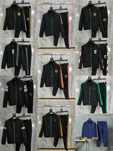 #Tracksuits Herren Designer Cotton Sweatsuit Modedesigner Damenanzug Frühling Herbst Jogger Space Jacket zweiteilige Set Sport Langarm Hoodies Hosen Y1