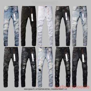 Designer Purple Brand Jeans Männer Frauen Nachtclub Purpur Denim Shorts Sommer Ripped Sticked Casual Hosen Hip Hop High Street Mode Motorrad Röhrenjeans