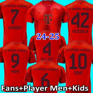 24 25 Kane Sane de Ligt Kimmich Musiala Soccer Jerseys Oktoberfest 2024 2025 Camisa de futebol Goretzka Gnabry Bayern Munique Men Kits Kits Unifrom