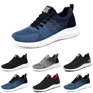 Hot Sale Running Shoes Men Womens ao ar livre Sapatos escuros azuis pretos sapatos de verão tênis tênis de esportes casuais tamanho 36-42