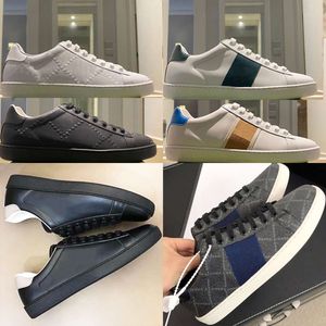 Mężczyźni Ace Projektanci butów Sneakers kobiety swobodne buty prawdziwe skórzane haft klasyczny buty haftowe haftowe pszczoły tygrysy duże rozmiar 48 z pudełkiem 9