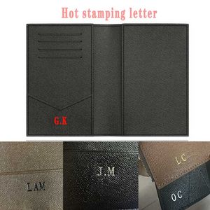 Travel wallet designer passport holders men women passport cover top quality credt card holder brand business passport holder Free hot stamping letters