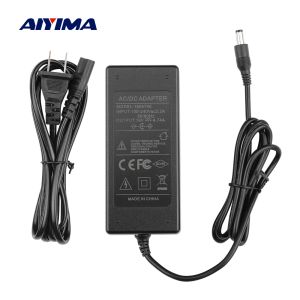 Amplifiers AIYIMA 19V Amplifier Power Adapter AC100240V To DC19V 4.74A Power Supply For TPA3116 TPA3116D2 TDA7498E Amplifiers EU US Plug