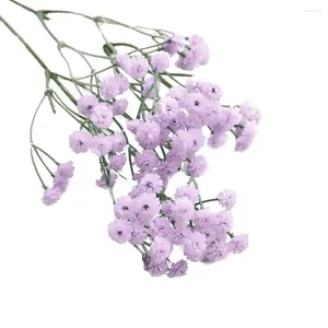 Decorative Flowers Artificial Silk Fake Baby's Breath Floral Wedding Bouquet Party Decor