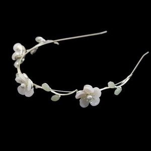 Hochzeit Haar Schmuck Blumenblatt Haare Comb Bell Orchid Blume Haare Kopfbedeckung Hochzeit Hochzeit Schmuck Brautkristall Haar Ornamente Braut Haarnadel