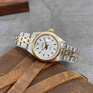 Marke Tubery Tudery 23700 Swiss Emperors Automatic Mechanical Womens Watch M92413 mit originalem Logo