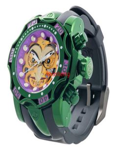 Des Luxury Brand Undefeated Reserve Venom DC Comics Joker Tainless Steel 52mm Men Quartz Watch Reloj Hombres5836702