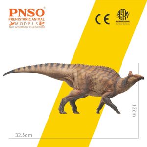Другие игрушки PNSO 80 Edmontosaurus Zabad Model Prehistoric Hadrosaurus Dinosaur Dineculation Collection GK Декоративный подарок Toyl240502