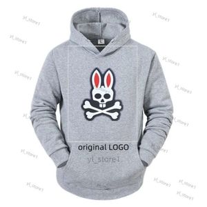 Psychological Bunny con cappuccio Skeleton Bunny Letter Logo Stampa Women Hoodie Fall Winter Streetwear Men Design Sports Design Top Harajuku Pullover 8361