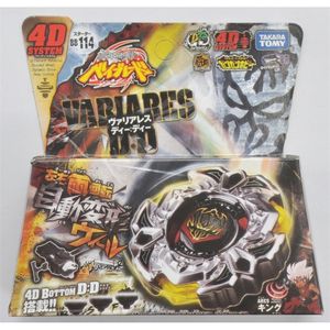 Tomy Beyblade Metal Battle Fusion Top BB114 Variares D D 4D with Light Launcher 240416