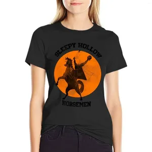 Women's Polos Sleepy Hollow Horsemen T-shirt Vintage Clothes Aesthetic Clothing Korean Fashion Funny T Shirts For Women