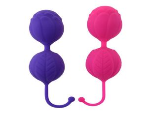 Bola de exercício vaginal inteligente vibração do massageador vaginal Silicone Ben Wa Kegel Saúde Sexual Toys7664188