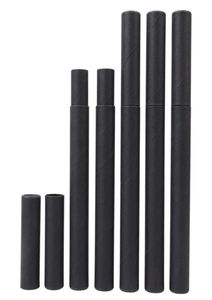 Black Kraft Paper Incense Tube Incense Barrel Small Storage Box for pencil Joss Stick Convenient Carrying 207x21cm LX2411 42 V25431097