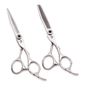 Professional Hairdressing Scissors Purple Dragon 5.5" 6" Japan 440C Hair Cutting Shears Thinning Barber Z9009