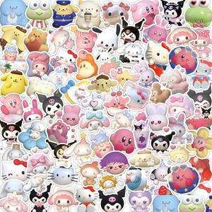 Cartoon Movie Stickers 60Pcs Pack Japanese Comic Animation 3D Komi Kirby Sticker Waterproof Iti Lage Cases Notebook Ipad Decals Diy Dhgoa