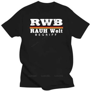 RTS 2024 새로운 패션 대형 면화 스포츠 O- 넥 커스텀 프린트 티셔츠 클래식 자동차 독일 RWB 여성면 Tshirts 남자 티셔츠 J240506