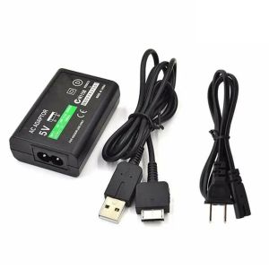 Joysticks USB Charging Cable Home Wall Charger Adattatore AC per Sony PlayStation Vita PS Vita 1000