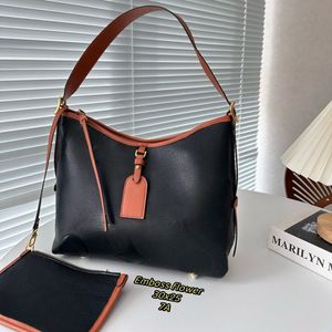 Damen Top hochwertig einkaufen schlechte Unterarmtasche Designer Hobo -Tasche Carryall PM klassische Präge Blumenschulter Handtaschen Geldtaschen 7A