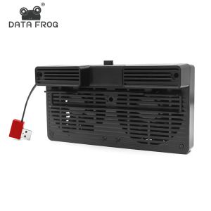 Racks Data Frog Dual Cooling Fan Base Stand Accessories for Compatiblenintendo Switch Game Console USB Console Cooling Bracket 2023
