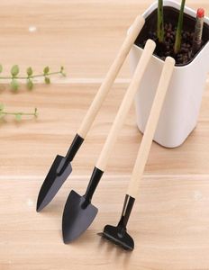 3pcsset Mini Gardening -Werkzeuge Balkon einheimische Topf -Pflanze Blumenspade Schaufel Rake Graben Anzüge Throiesen Gartenwerkzeuge 7310067