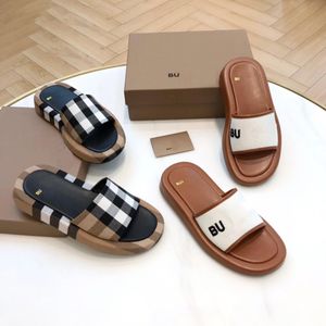 pool Summer Flat shoe Slippers Luxury Designer Sandals Sliders loafer Mule New style Casual Shoes canvas Slide Women Beach platform travel sandale man walk hike gift