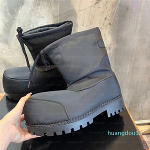 15A Alaska Ski Low Top Boots Paris Fashion Men Women Skiwear Snow Boots Designer Platform Black White Shoes Size 35-44