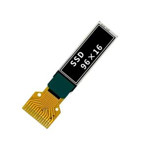 Accessori Modulo di visualizzazione OLED da 0,69 pollici 14pin UG9616TSWCG02 96*16 Luce bianca SSD1306 I2C IIC adatto per TS100 TS08