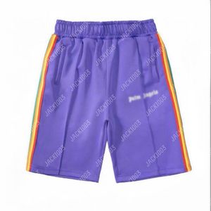 Palm Pa 2024SS Summer Nasual Men Women Rainbow Stripes Boardshorts treatable الشاطئ الشاطئ