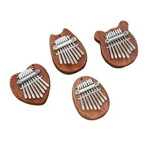 8 Chiave Kalimba Music Strument Mini Musical Tastiera Musical Thumb Piano Regali in legno Acrilico carino piccolo indossabile Child Gift Sports