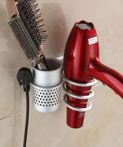 WholeNew Wall Mounted Hair Dryer Drier Comb Holder Rack Stand Set Storage Organizer New Excellent Quality Worldwide Store8882243