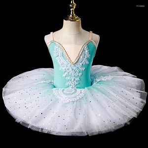 Bühnenbekleidung Kinderballett -Tanzkleid Mädchen Pettirtirt Kostüm Little Swan Dancing Prinzessin Tulle Rock