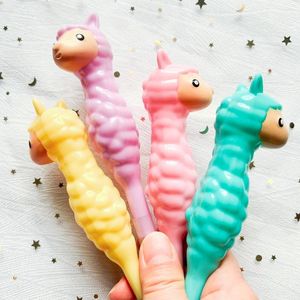 PCS Kawaii Alpaca Ballpoint Stift Neuheiten Stifte für Kinder koreanische Schreibwarenschule Bürozubehör niedlich stationär