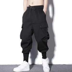 Men's Pants Loose harem pants for mens goods Trousers hip-hop outdoor casual ankle pants fashion street clothing pocket sports pantsL2405