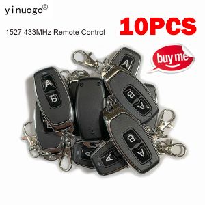 Telecamere 10pcs 433MHz 1527 Codice di apprendimento Controllo telecomando per ricevitore per porte del garage 433.92 MHz Switch Ricevitore Gate Ricevitore Sistema di allarme del gate