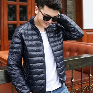 Мужские куртки Parkas Overwears Мужские мягкие пальто короткие вниз куртки легкая пуховика зима 2024 во внешней одежде внешней