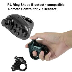 Fareler R1 Halka Şekli BluetoothCompatable VR uzaktan kumandalı kablosuz gamepad iPhone android telefon VR kulaklık