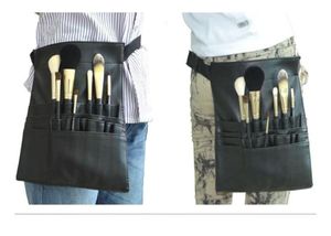 New Fashion Makeup Brush Holder Stand 22 Pockets Strap Black Belt Waist Bag Salon Makeup Artist Cosmetic Brush Organizer6639903