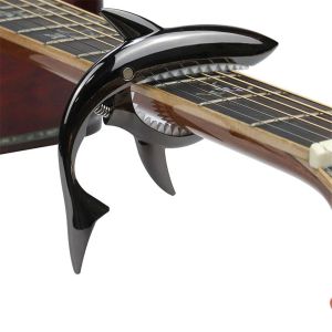 Tillbehör Zinklegeringsgitarrhaj capo för akustisk och elektrisk gitarr med bra handkänsla ingen fret surr och hållbar FK88