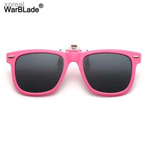 Sunglasses Warblade Childrens Flip Clip Sunglasses Polarized Childrens Sunglasses Boys and Girls Outdoor Anti glare UV400 Glasses WX