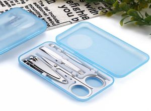 Strumenti per la cura delle unghie di fabbrica Set di manicure Flippers a forcisi per unghie Tweezer Manicure Pedicure Set Kit da toelettatura da viaggio 4PCSSET5662736