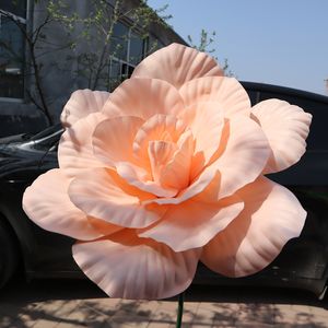 Large Scale Simulation Rose Wedding Venue Decoration For Outdoor Activities, Gatherings, And Decorations, Simulation PE Artificial Flowers